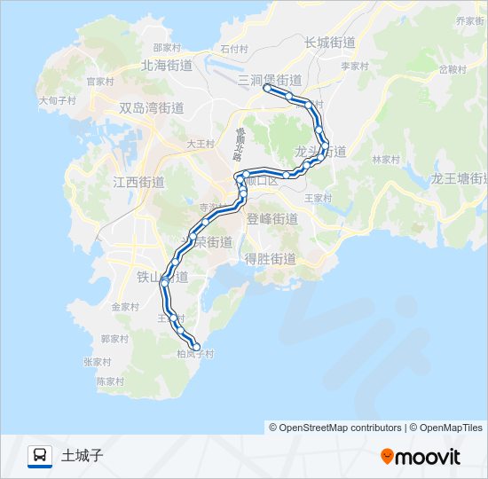 旅顺口21路 bus Line Map