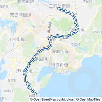 旅顺口21路 Bus Line Map