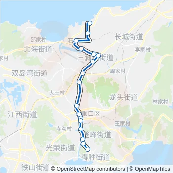 旅顺口24路 Bus Line Map