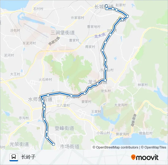 公交旅顺口25路的线路图