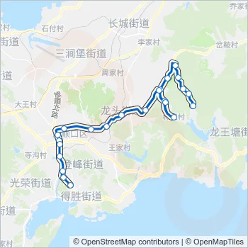 旅顺口26路 Bus Line Map