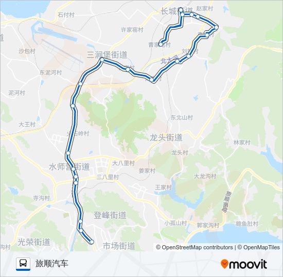 旅顺口27路 bus Line Map