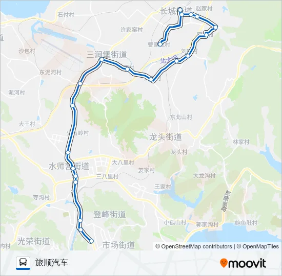 旅顺口27路 Bus Line Map
