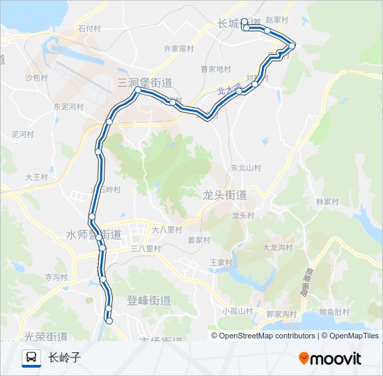 公交旅顺口27路的线路图