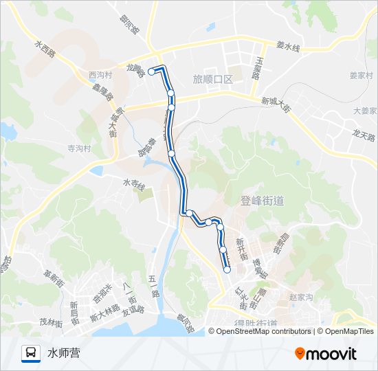 旅顺口28路 bus Line Map