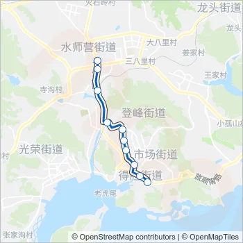 旅顺口28路 Bus Line Map