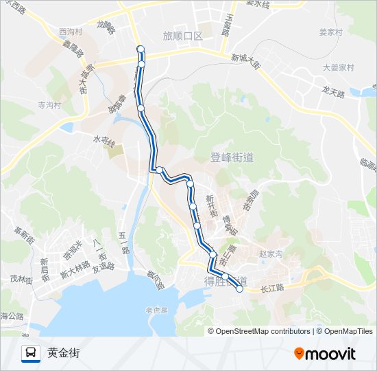 旅顺口28路 Bus Line Map