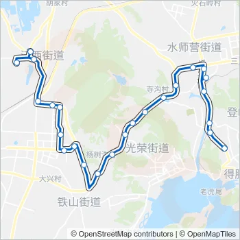 旅顺口32路 Bus Line Map