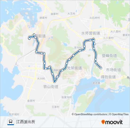 旅顺口32路 Bus Line Map