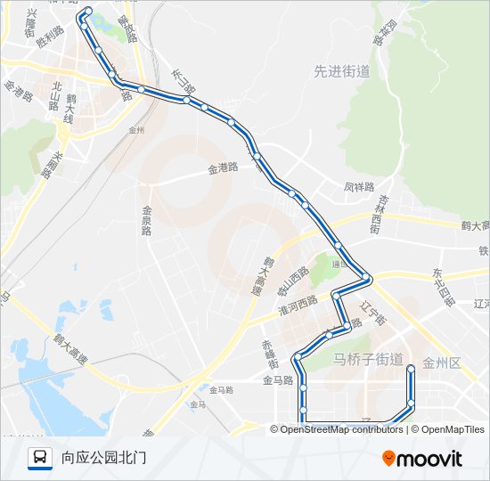 昌赫801路 bus Line Map