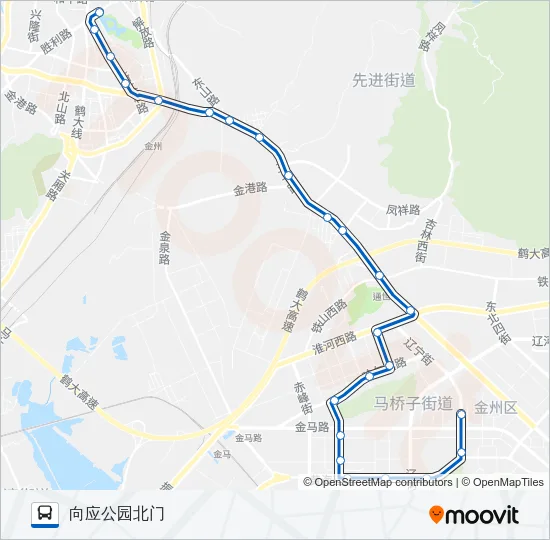 昌赫801路 Bus Line Map
