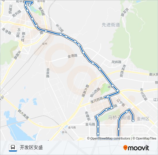 昌赫801路 Bus Line Map