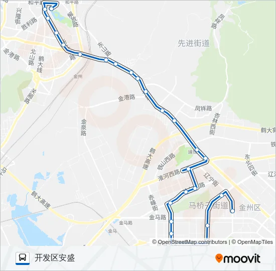 昌赫801路 Bus Line Map