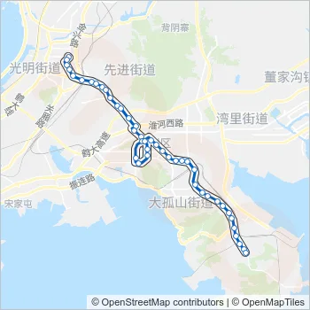 昌赫802路 Bus Line Map