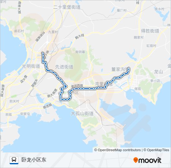 公交昌赫805路的线路图