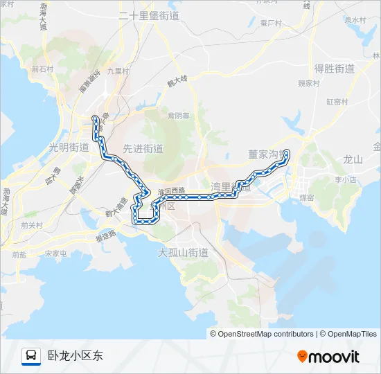 昌赫805路 Bus Line Map