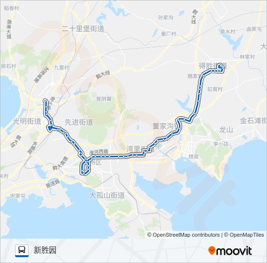 昌赫806路 Bus Line Map