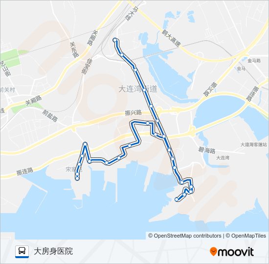 湾环4路加车 bus Line Map