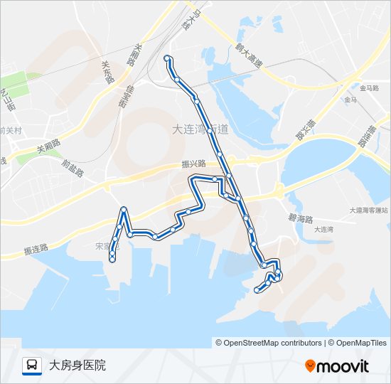 公交湾环4加车路的线路图