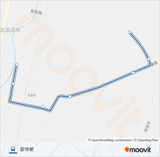 瓦房店10路 bus Line Map