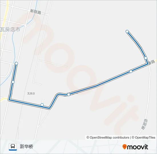 公交瓦房店10路的线路图