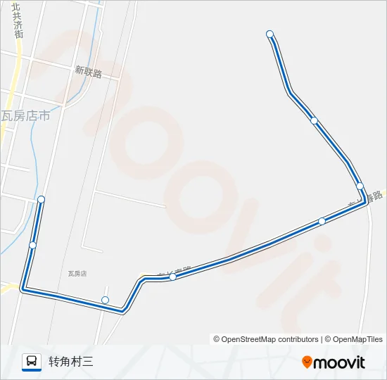 瓦房店10路 Bus Line Map