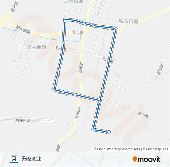 瓦房店11路 Bus Line Map
