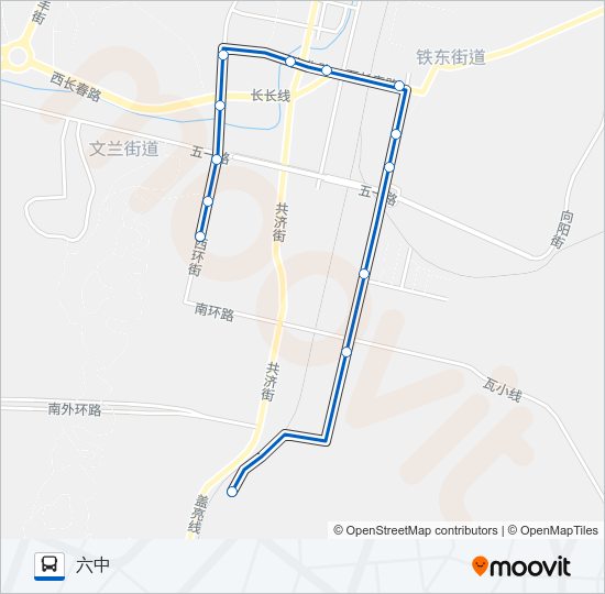 公交瓦房店11路的线路图