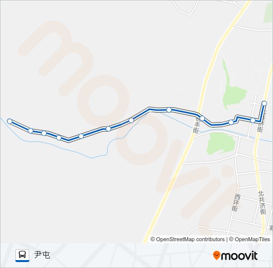 公交瓦房店12路的线路图