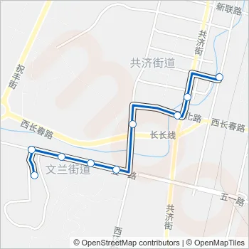 瓦房店13路 Bus Line Map