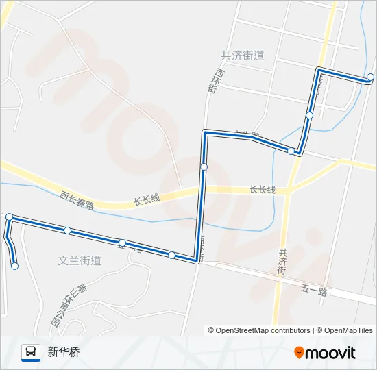瓦房店13路 Bus Line Map