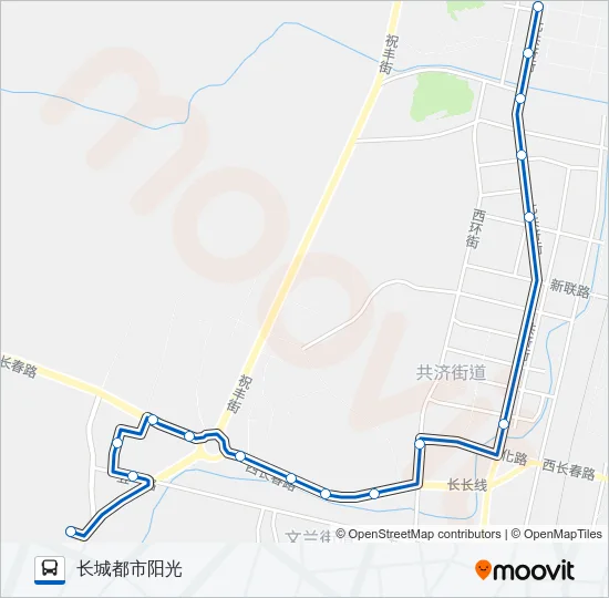 瓦房店16路 Bus Line Map