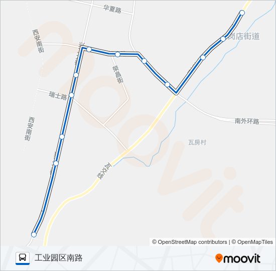 瓦房店17路 bus Line Map
