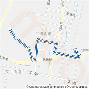 瓦房店19路 Bus Line Map