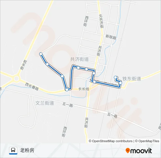 公交瓦房店19路的线路图