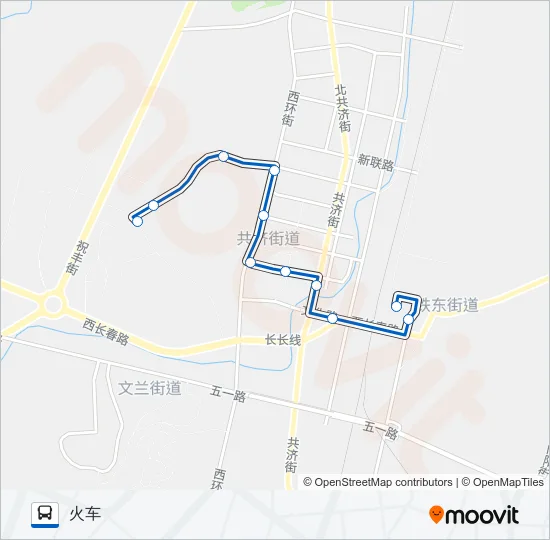 瓦房店19路 Bus Line Map