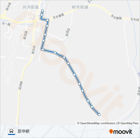 瓦房店20路 Bus Line Map
