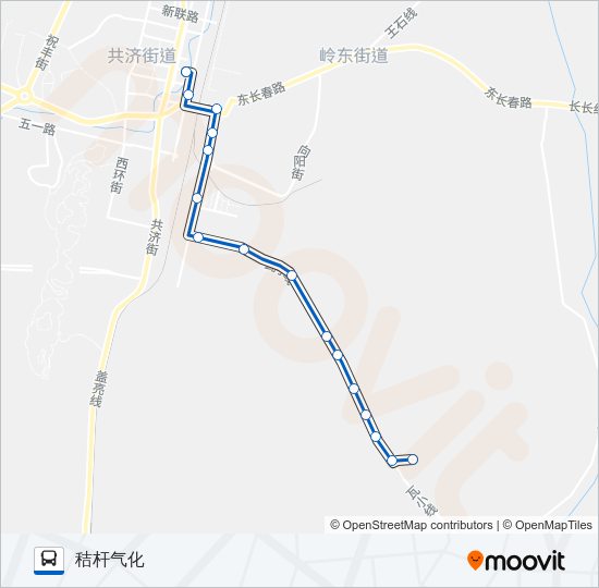 瓦房店20路 Bus Line Map