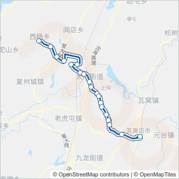 瓦房店26路 Bus Line Map