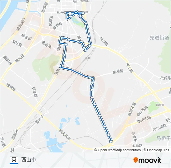 金州107路 Bus Line Map