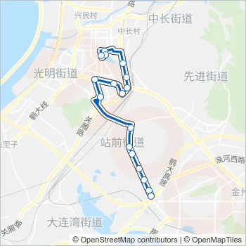 金州107路 Bus Line Map
