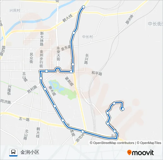 金州108路 Bus Line Map