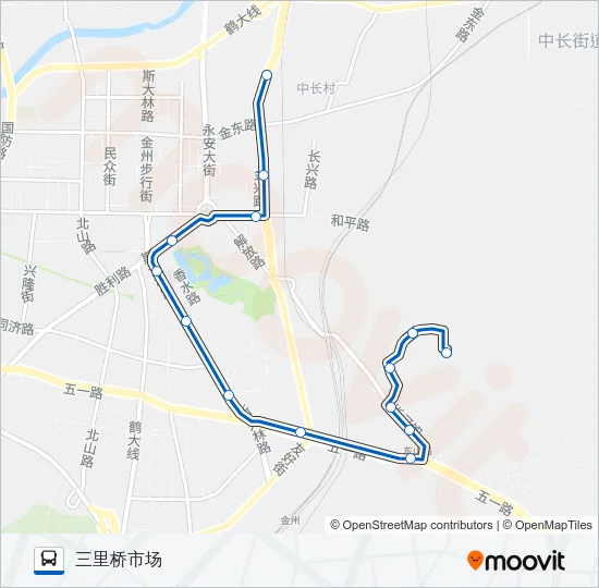 金州108路 Bus Line Map