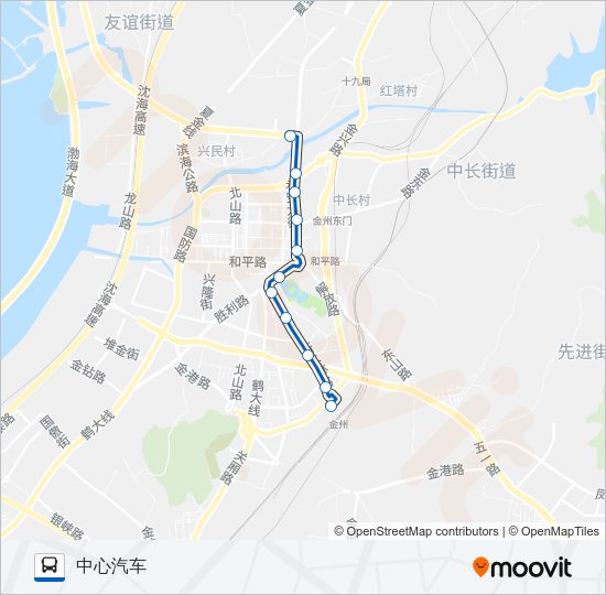金州112路 Bus Line Map
