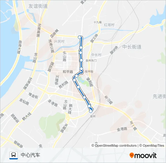 金州112路 Bus Line Map