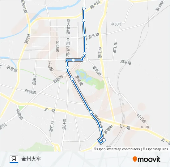 金州112路 Bus Line Map