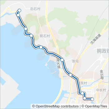 金州503路 Bus Line Map