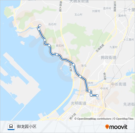 金州503路 Bus Line Map
