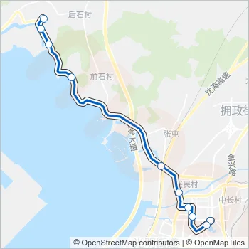 金州503路 Bus Line Map