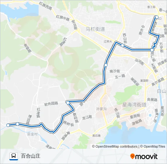 10路大站快车 Bus Line Map